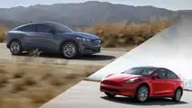 Ford Mustang Mach-E And Tesla Model Y Lead