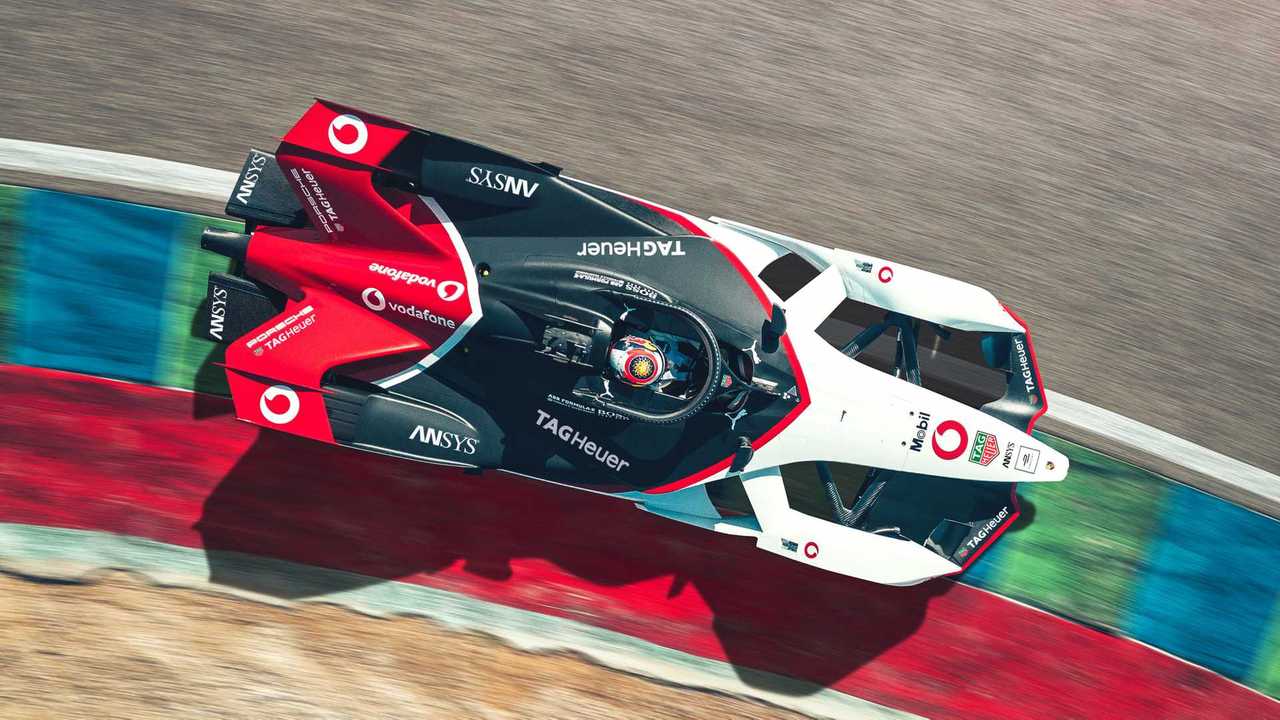 Porsche 99X electric Formula E car