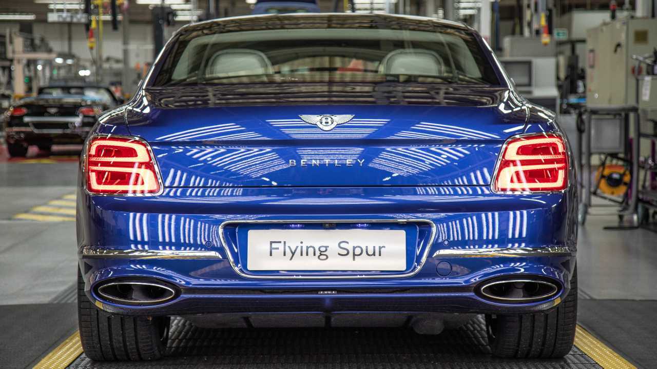 Bentley Flying Spur production gets underway in Crewe