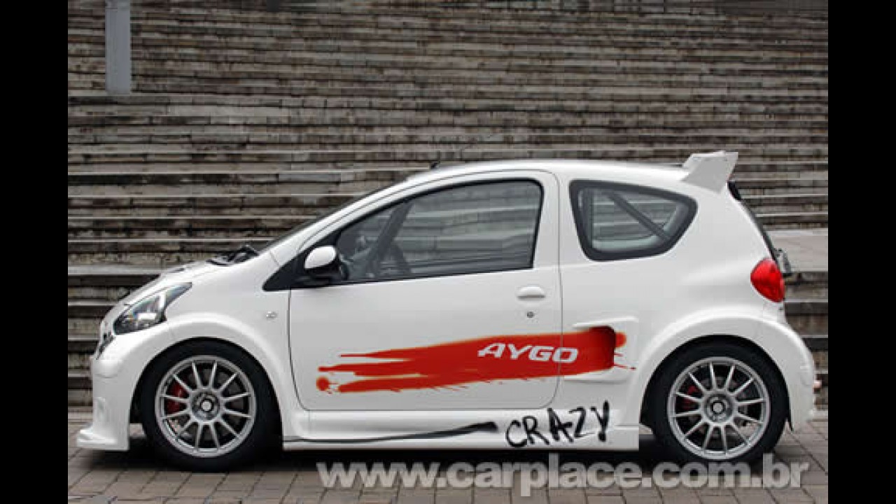 Toyota Aygo Crazy - Compacto recebe preparação de corrida e motor de 200 cv