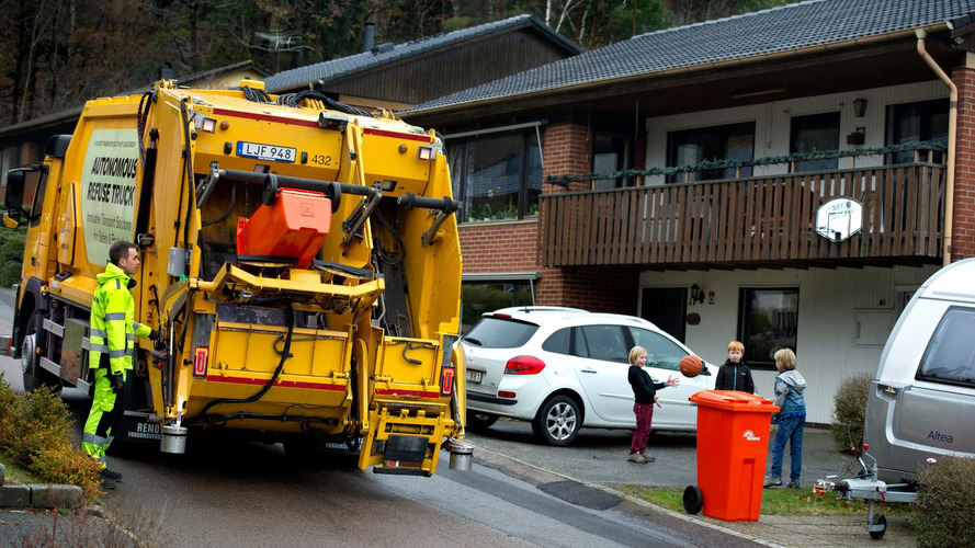 Volvo camion-poubelle autonome