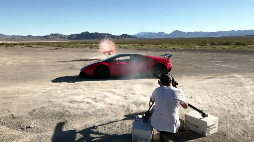 Lamborghini Huracan Cannon Shot