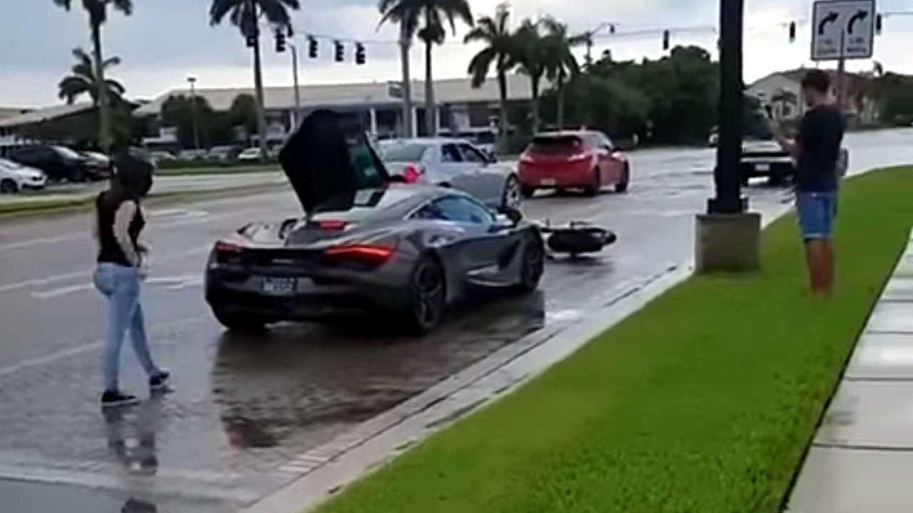 Mclaren 720s Involved In Road Rage Incident With Biker