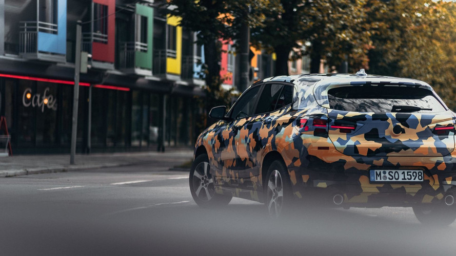 BMW X2 urban camouflage teaser