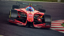 Formula 1 Vision Concept 2025 - by Antonio Paglia Design