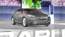Subaru Hybrid Tourer Concept booth illustration, Geneva Auto Salon 2010 - 800