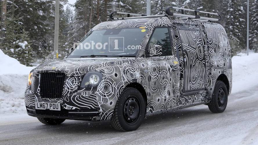 Van version of new London Taxi spied testing