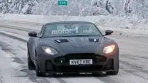 Yeni Aston Martin Vanquish karda test edilirken yakalandı