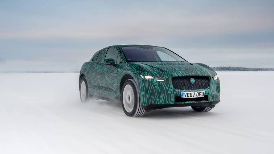 Jaguar I-Pace winter testing