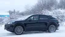 Photo espion de la Porsche Cayenne Coupé 2024
