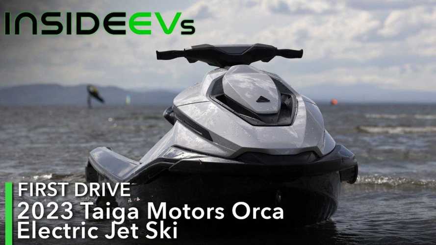 2023 Taiga Motors Orca Electric Jet Ski First Ride Zero Emissions Fun