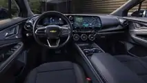 Rear view of 2024 Chevrolet Blazer EV PPV cargo area holding safety equipment