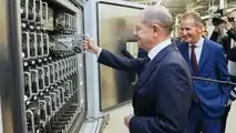 Volkswagen Salzgitter battery cell plant ground breaking ceremony attended by German Chancellor Olaf Scholz