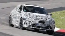 BMW 1 Series facelift new spy photo