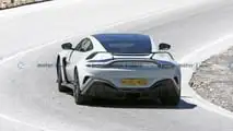 Photos d'espionnage manuelles de l'Aston Martin Vantage V12