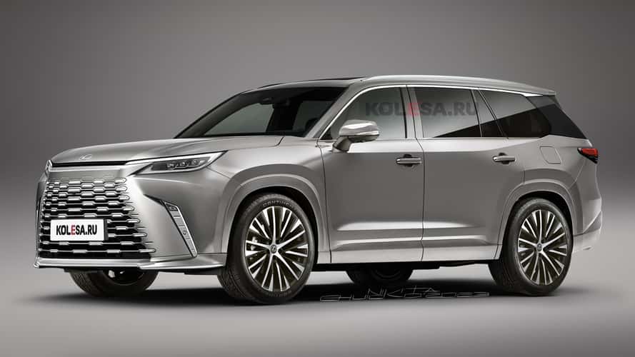 Lexus TX Rendered As Posh Toyota Grand Highlander Ahead Of Debut