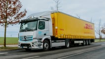 I test di DHL del Mercedes eActros