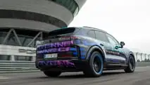 Porsche Cayenne Electric nel Porsche Experience Center di Lipsia
