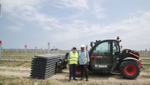 Bobcat in campo nel Delta del Po: i mezzi protagonisti di un maxi impianto agro-fotovoltaico a Loreo