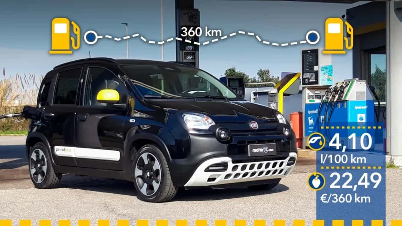 Fiat Pandina Hybrid, consumo real