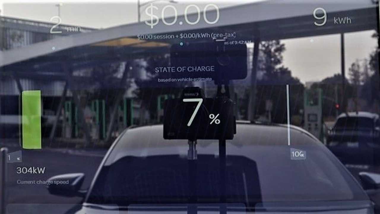 Lucid Air 304 kW charging