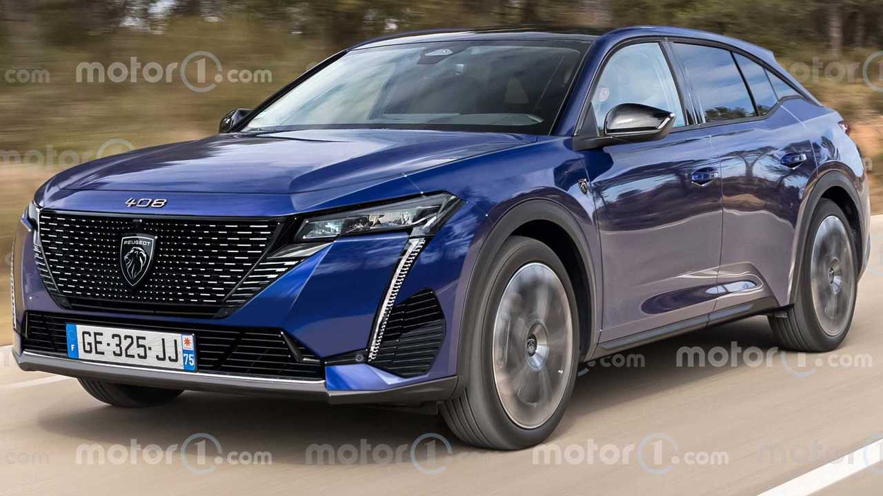 Peugeot 4008 oder 408 als Rendering
