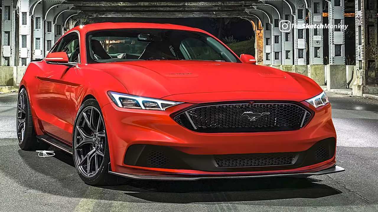 Next-gen Ford Mustang rendering