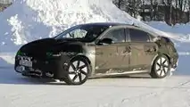 2023 Hyundai Ioniq 6 winter testing spy shots