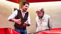 Luca Betti con l'ing. Claudio Lombardi