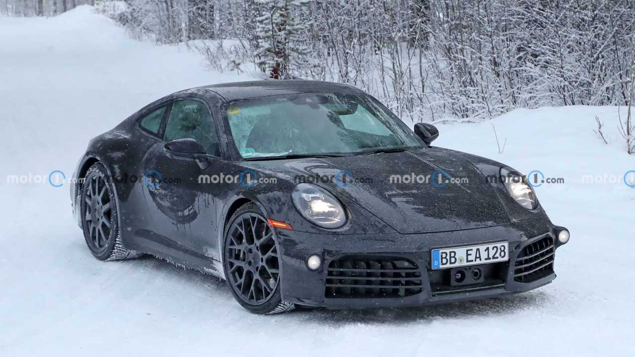 Makyajlı Porsche 911 