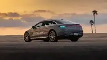 Mercedes-Benz with turquoise marker lights