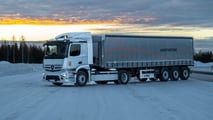 eActros in winter
