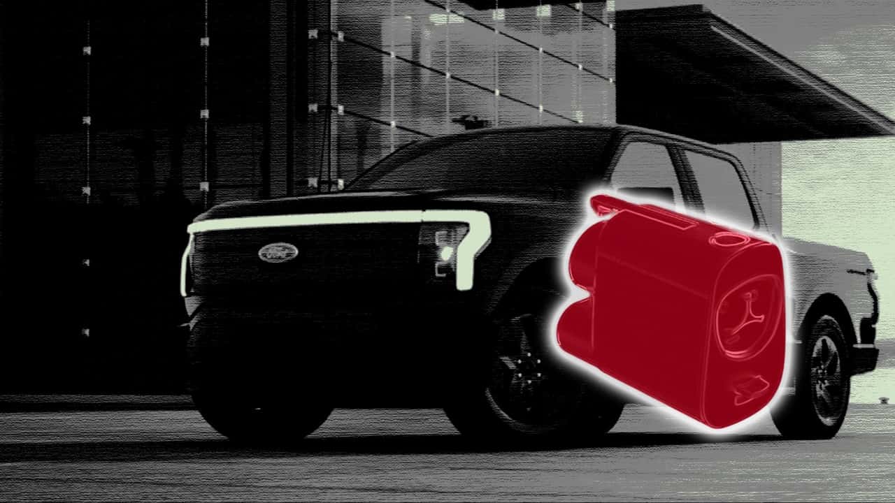Ford F-150 Lightning and NACS to CCS1 adapter