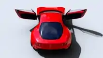 Visão traseira exterior do Mazda Iconic SP Concept