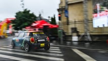 Mini Cooper SE - winner of the 2023 Romanian Super Rally Championship in the front-wheel drive class