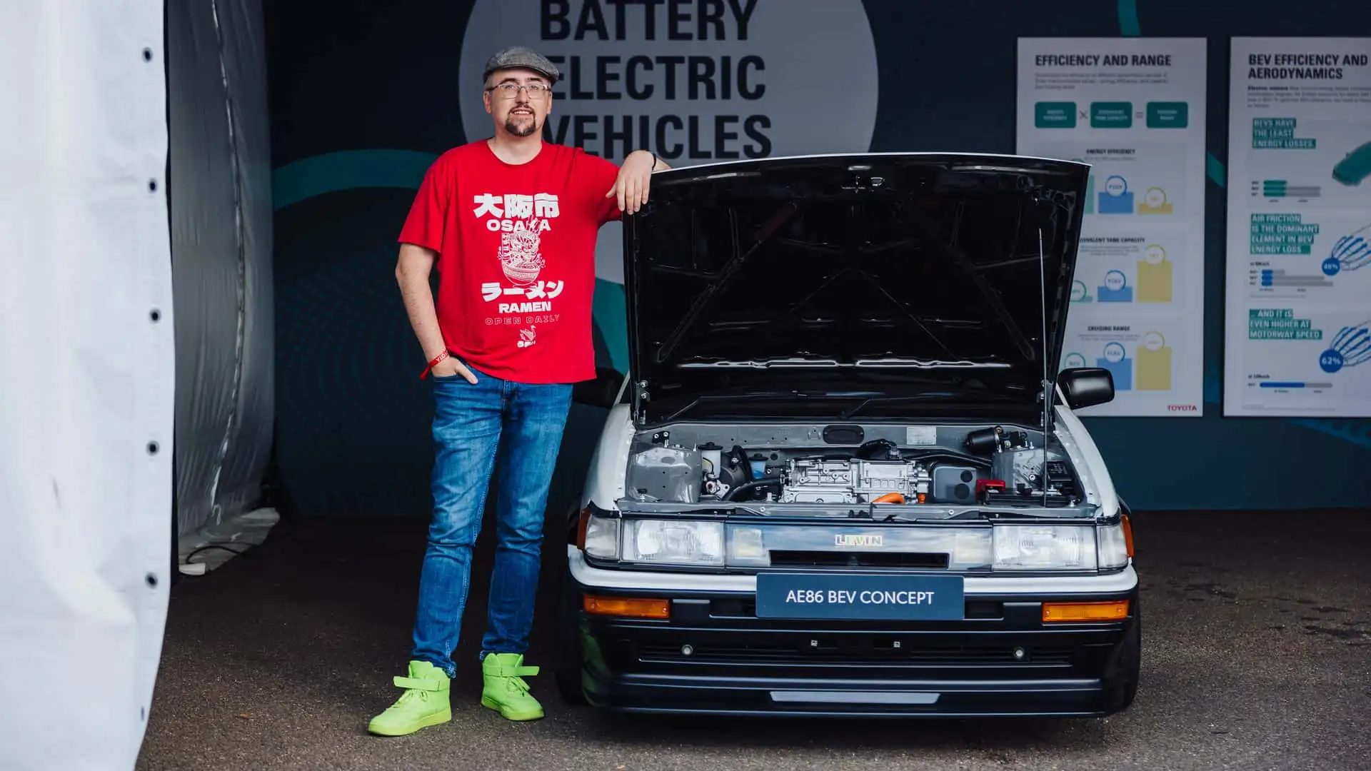 イーブイ　ev Up Close and Personal With Toyota's All-Electric AE86