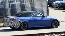 BMW 4er Cabrio Facelift (2023) auf ersten Erlkönigfotos