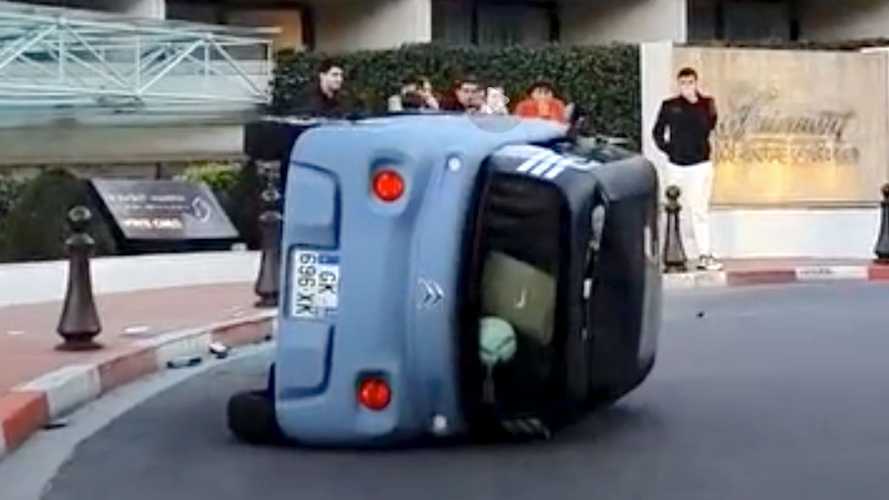 Vídeo: el accidente del Citroën Ami en la curva más famosa de Mónaco