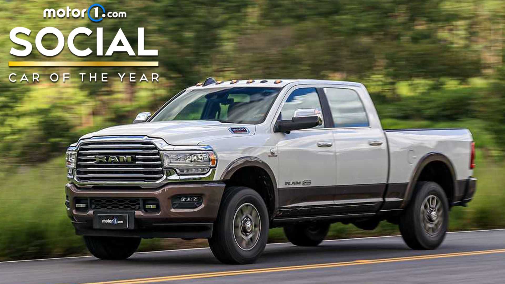 Ram 3500 é a eleita a picape do ano no Motor1.com Social Car of the Year
