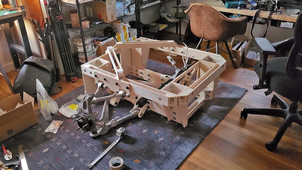 Homebuilt Hybrid Sports Car Mockup Update