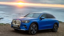 Mercedes GLC EQ Avantgarde (2026) in Klarblau Metallic: Das Exterieur