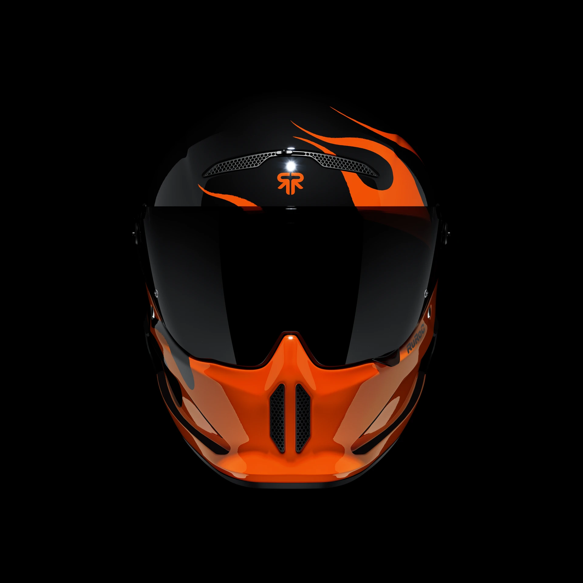 【値引き中】RUROC ルーロック カルド　2nd Helmet Kit装着済み ruroc-flames.webp