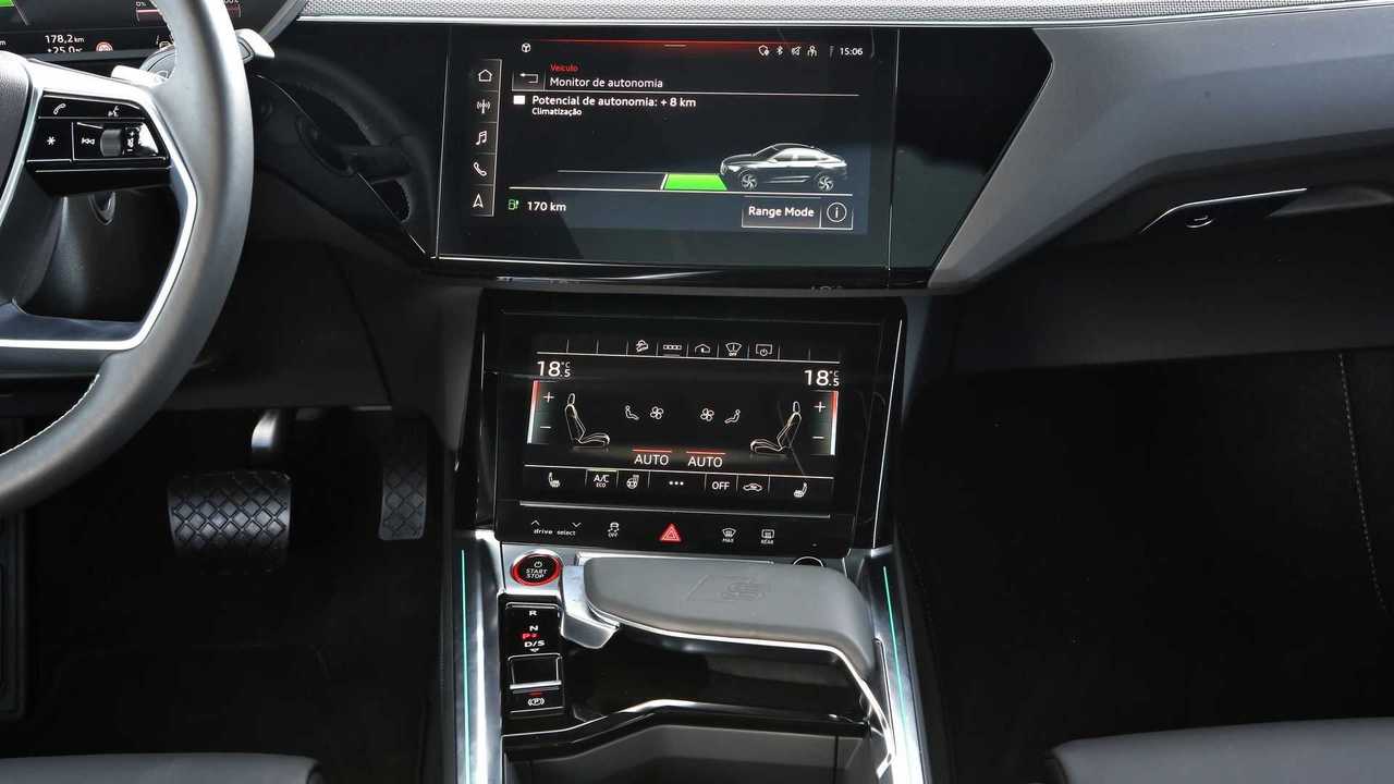 Audi e-tron S Sportback - impressões ao dirigir - console