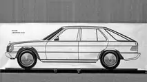 Mercedes 190: Designentwurf aus den 1970er-Jahren