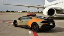Lamborghini Huracán Evo als Follow-Me-Car