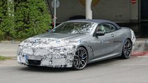 BMW 8 Series Convertible spy photo (front three-quarters)