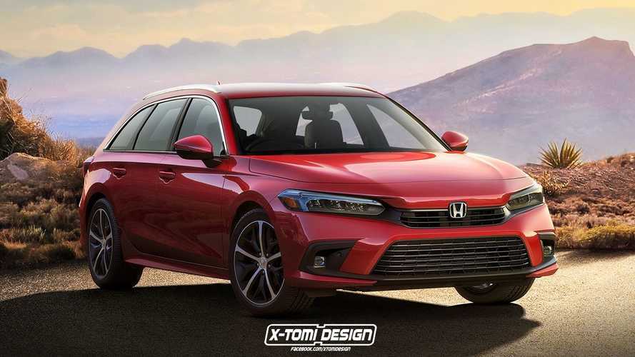 Yeni Honda Civic'in station wagon versiyonu nasıl görünürdü?