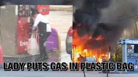 Forget Trying To Gas Up A Tesla: This Act Of Bagging Gasoline Is Nuts