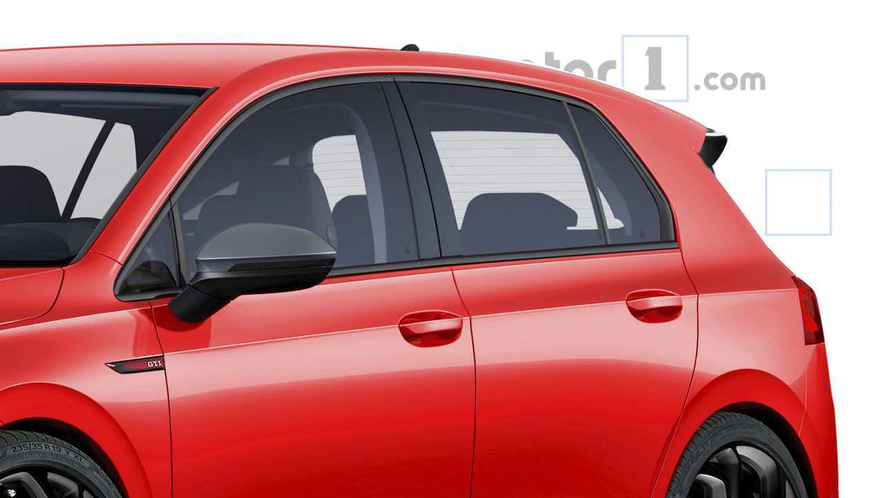 Volkswagen Golf GTI 2020, render de Motor1.com