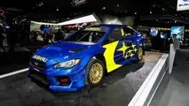 Voiture de rallye Subaru STI 2019